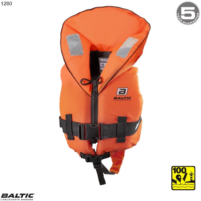 Baltic Skipper redningsvest 3-10 kg. Baby Orange