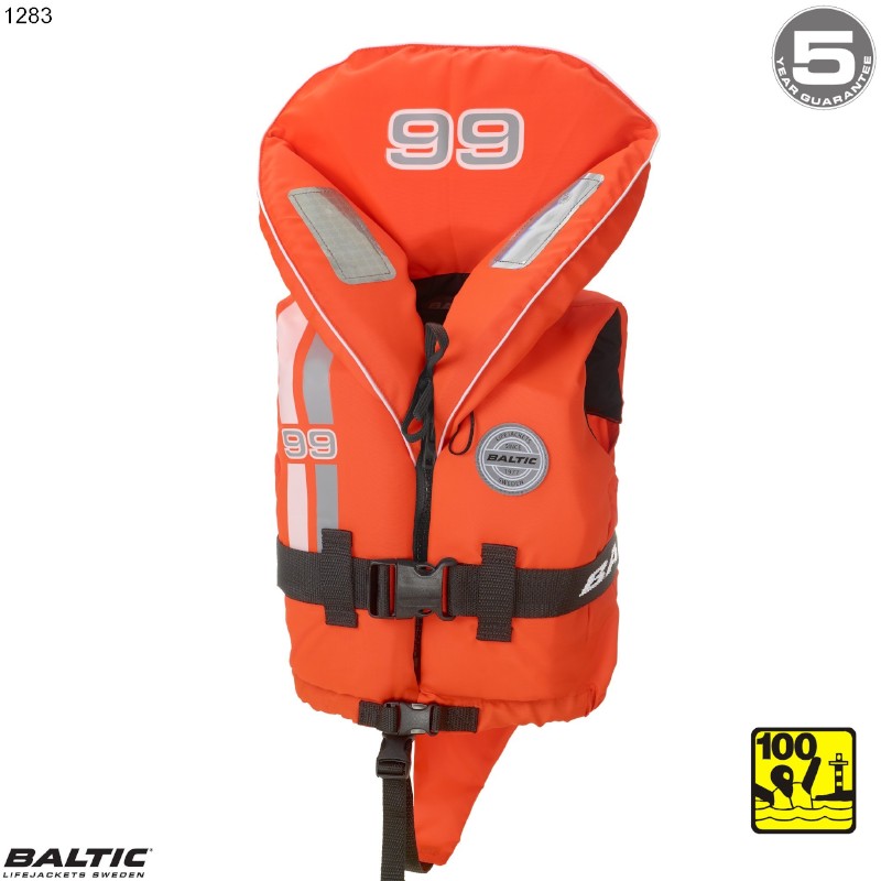 Baltic 99 Brne redningsvest 15-30 kg. Orange