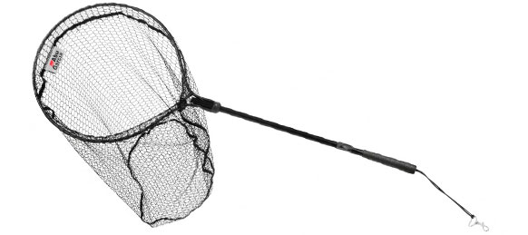 Abu foldbart fangstnet 111 cm. knudelst