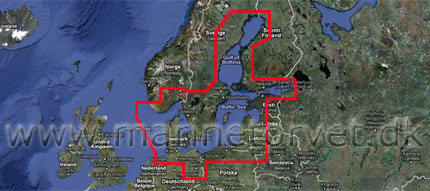 C-Map 4D Danmark og stersen v. 2020