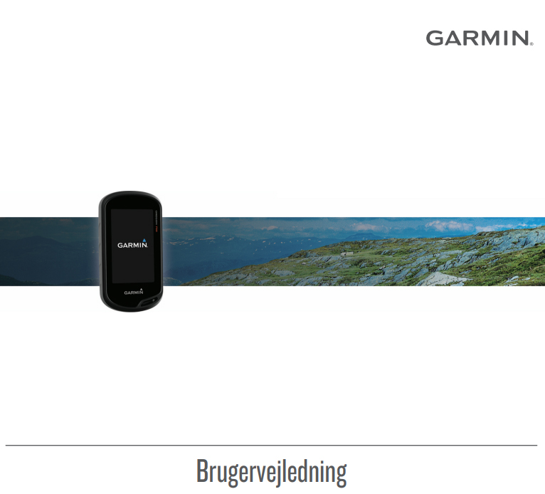 Udprint af manual til Garmin hndholdt GPS