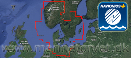 Navionics PLUS 45XG - KUN VED KB AF PLOTTER