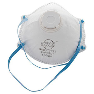 QPT beskyttelsesmaske Super med ventil 2 stk.