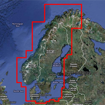 Geokortet Skandinavien