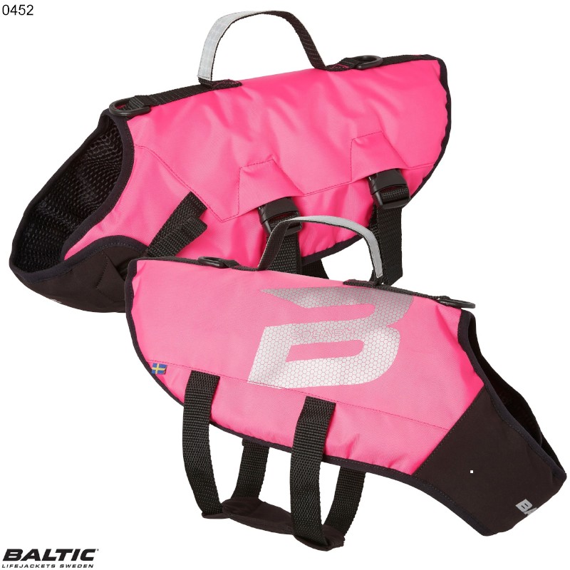 Baltic Hundevest Splash 8-15 kg. M Rosa