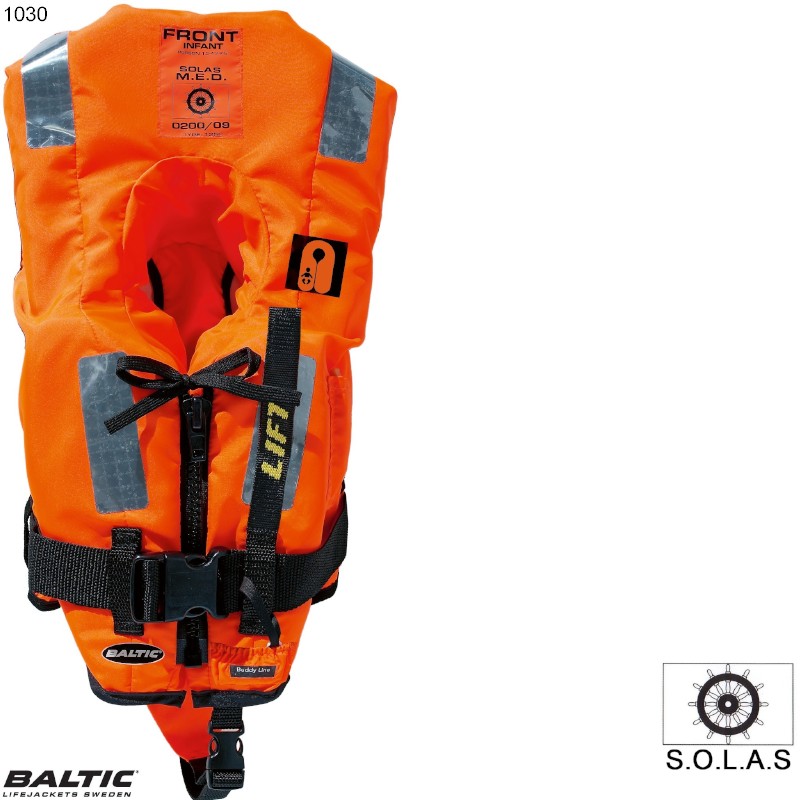 Baltic SOLAS 2010 Infant 0-15 kg. Orange