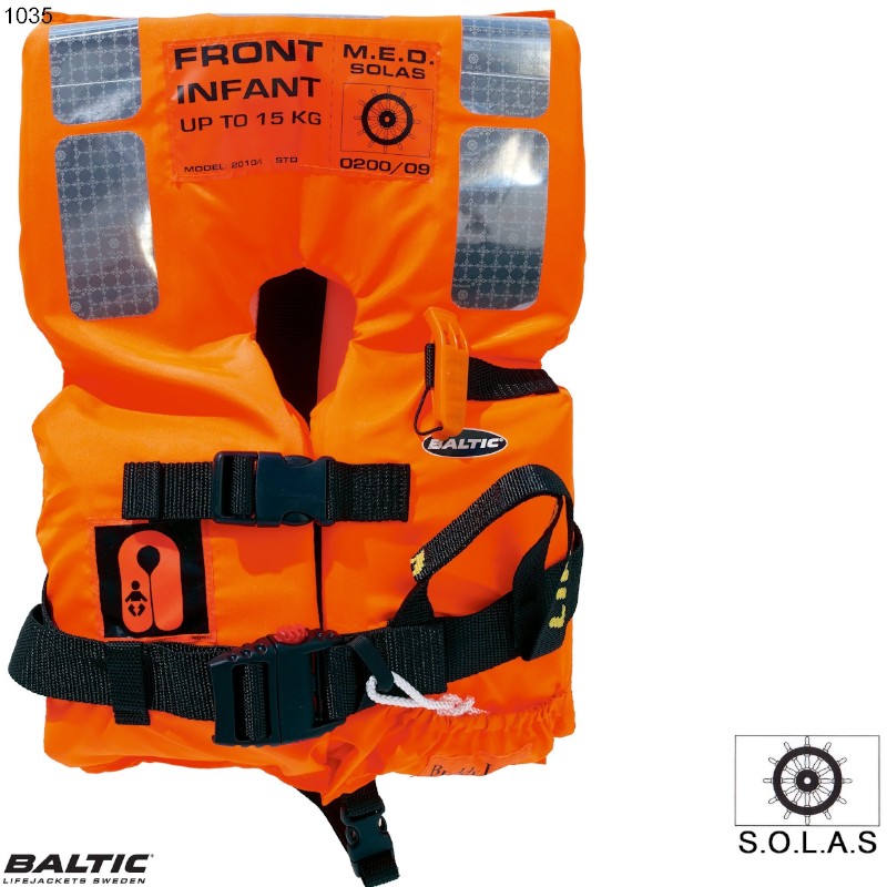 Baltic SOLAS 2010 Infant Std 0-15 kg. Orange