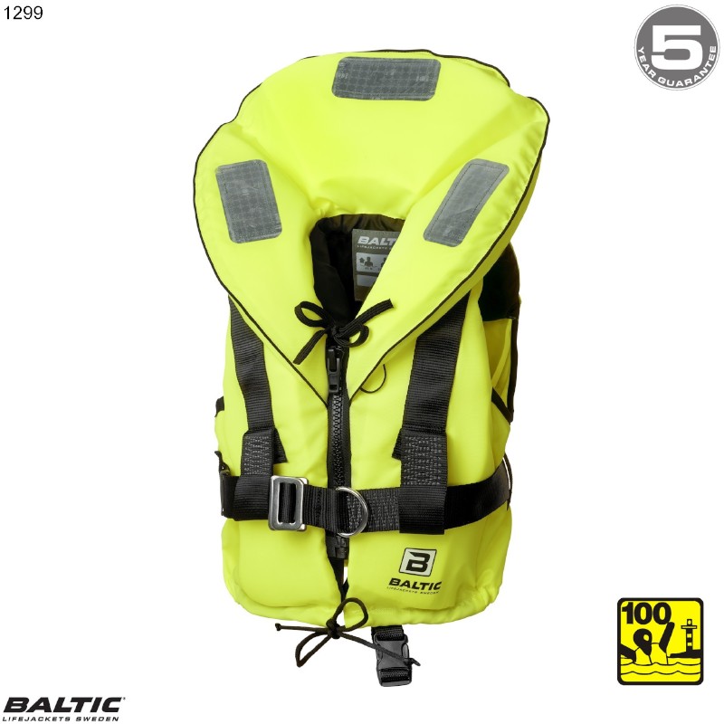 Baltic Ocean Brne redningsvest m. sele 3-15 kg.