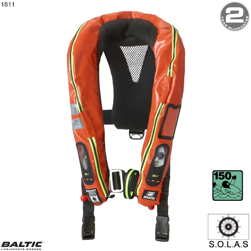 Baltic Legend 165 SOLAS m. sele 43+ kg. OrangePVC