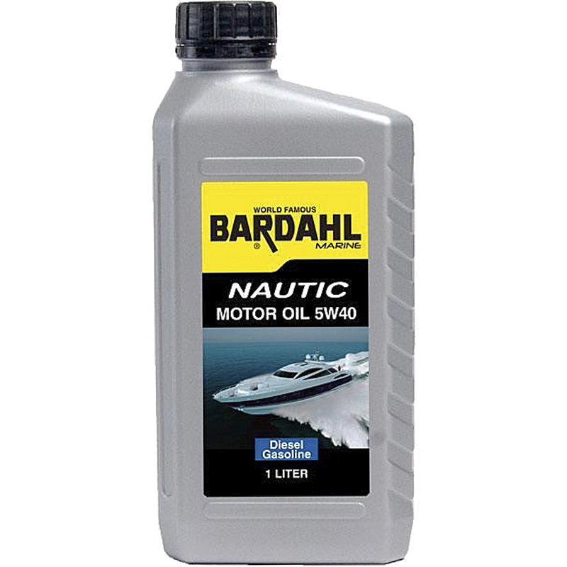 Bardahl motorolie in/outb nautic  5w-40  5ltr.