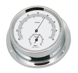 Fischer forkro. messing Termo- og hygrometer 84mm