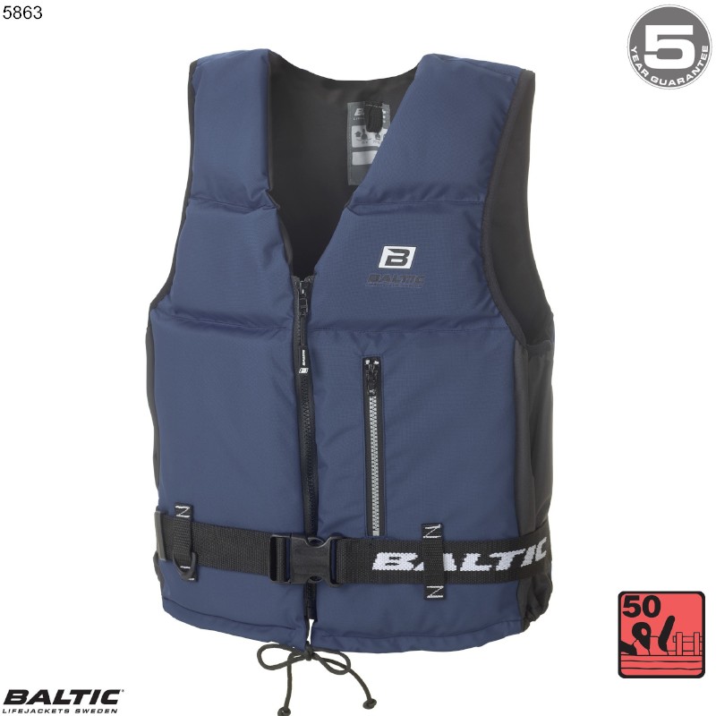 Baltic Mistral sv�mmevest 50-70 kg. Navybl�