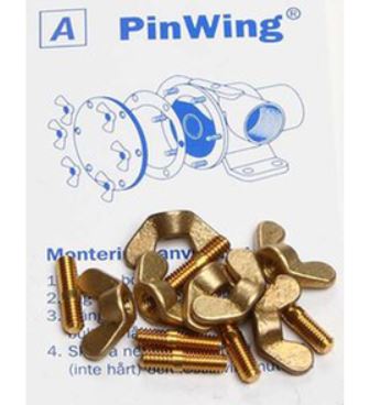 950-9350Martec Pin Wing A 8/32 6stk