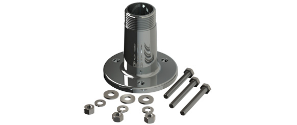 Base Mount Antennebeslag med 1"-11BSP gevind