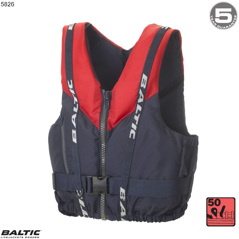 Genua Sejlervest Rd-Navy 40-50 kg