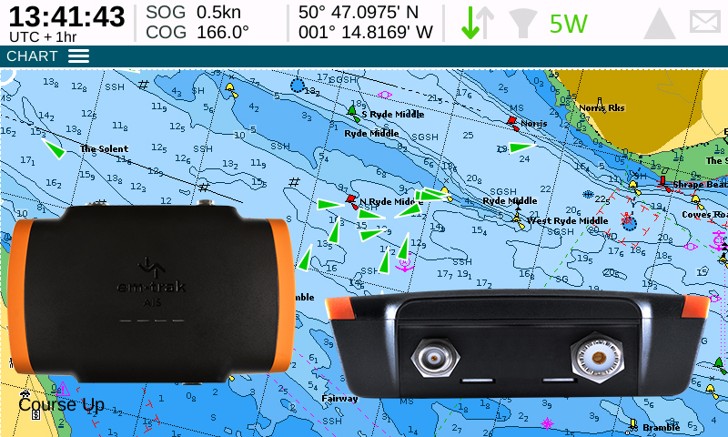 em-trak B922 AIS Klasse B 2W m. Wi-Fi & BlueTooth