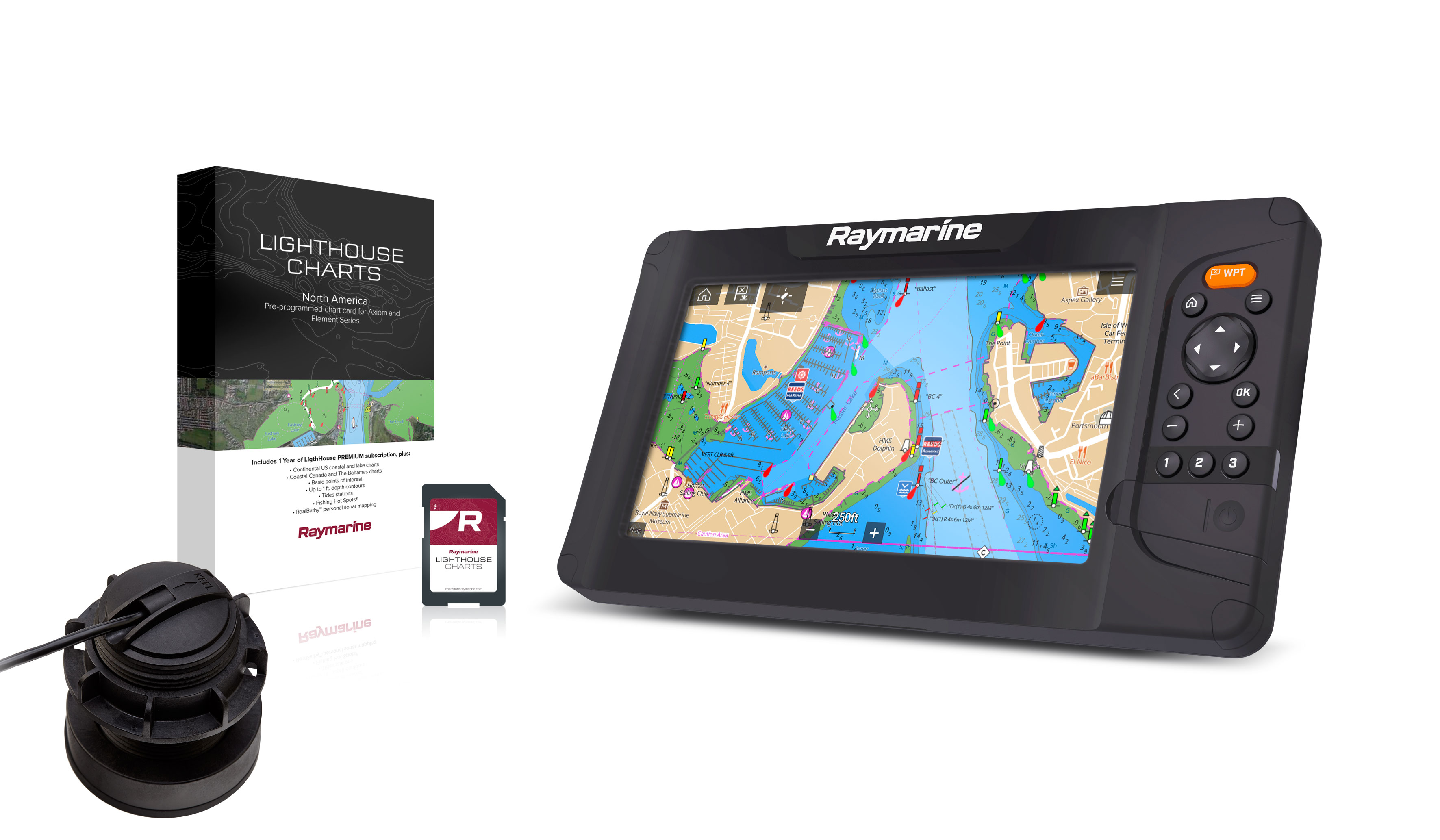 Raymarine Element 7S m/skroggennemfring