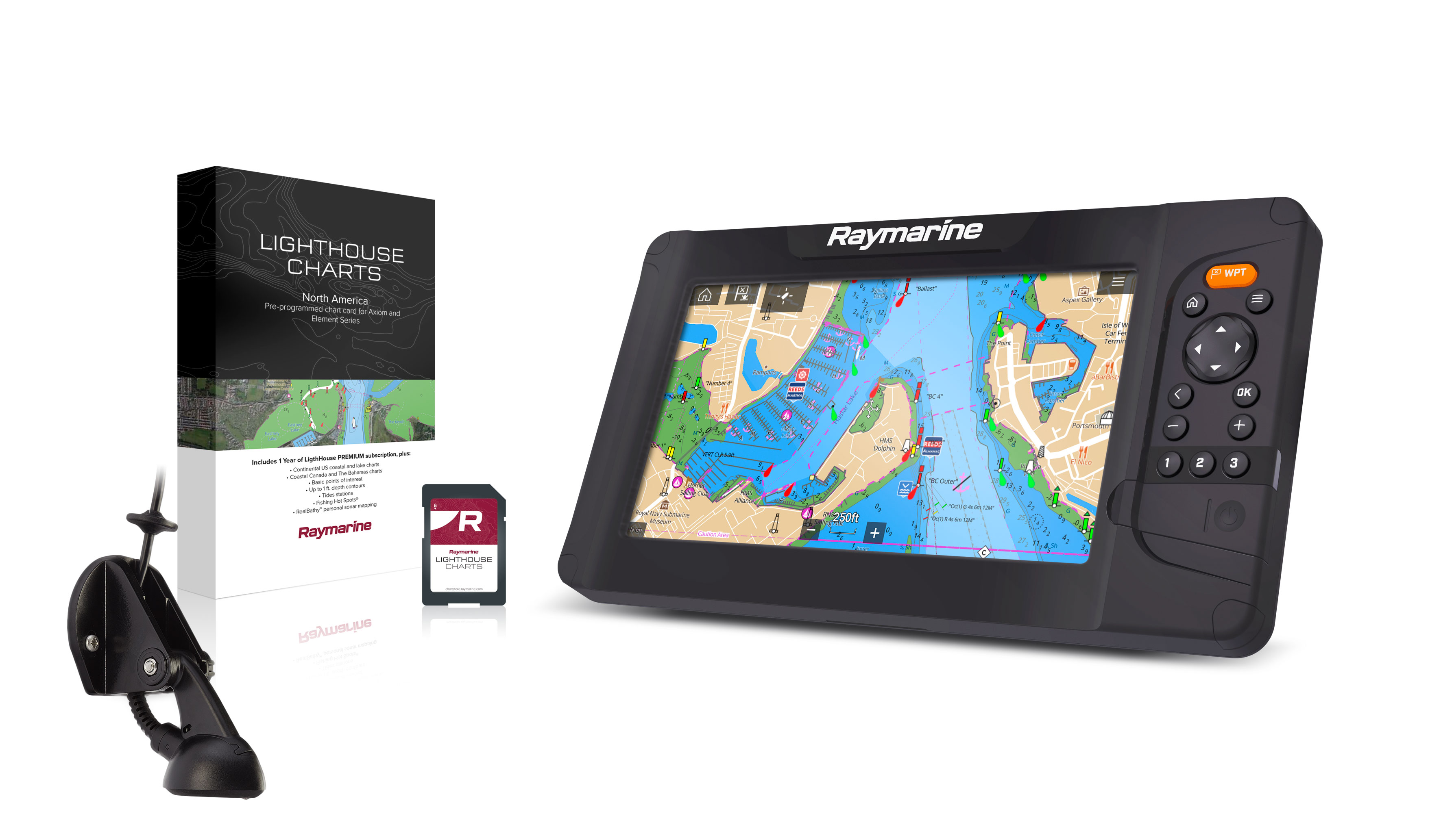 Raymarine Element 7S m/CPT-S hktransducer