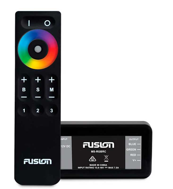 Fusion fjernbetjening RGB til h�jttalerbelysning