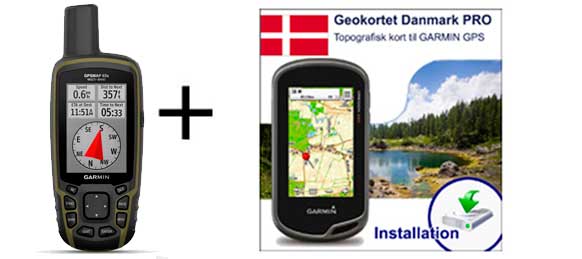 Garmin GPSmap 65s inkl. topografisk kortpakke
