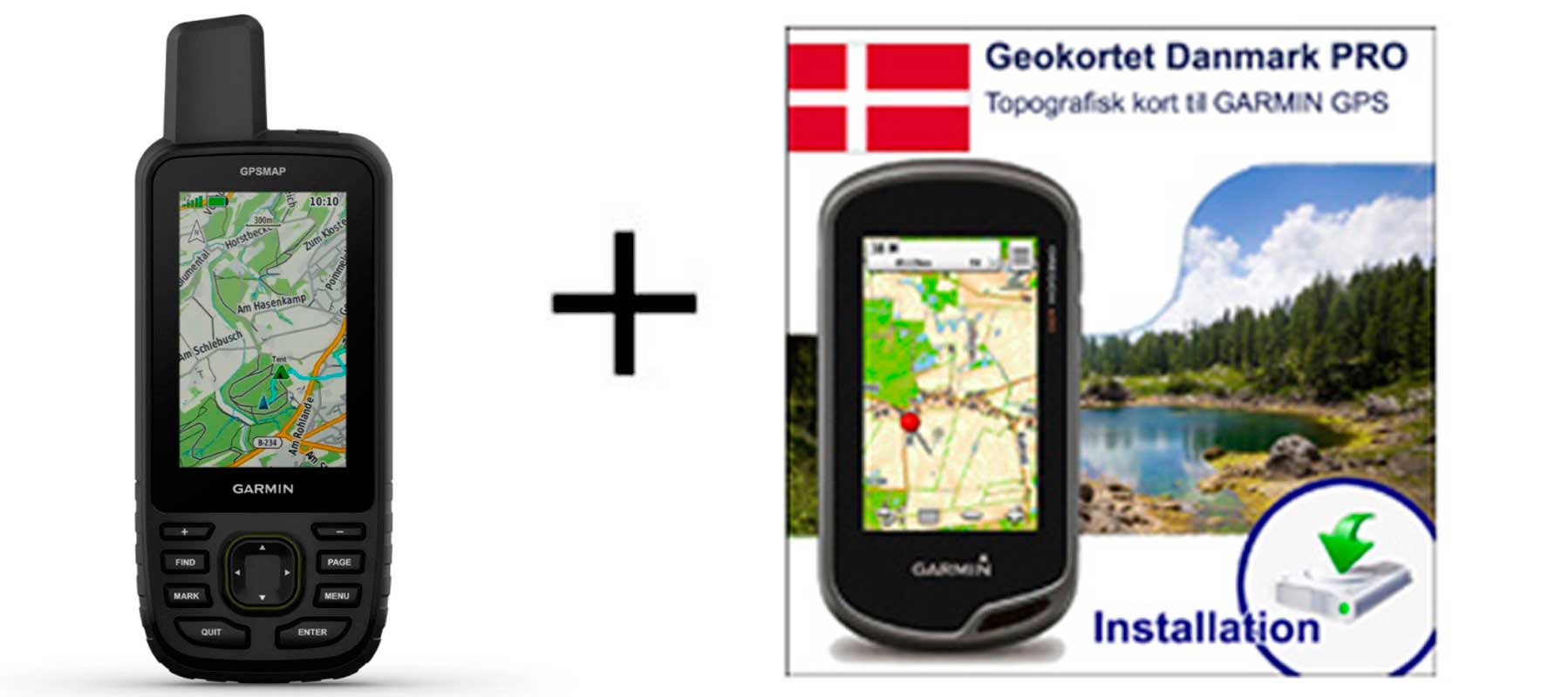 Garmin GPSmap 67 inkl. topografisk kortpakke