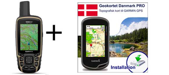 Garmin GPSmap 65 inkl. topografisk kortpakke