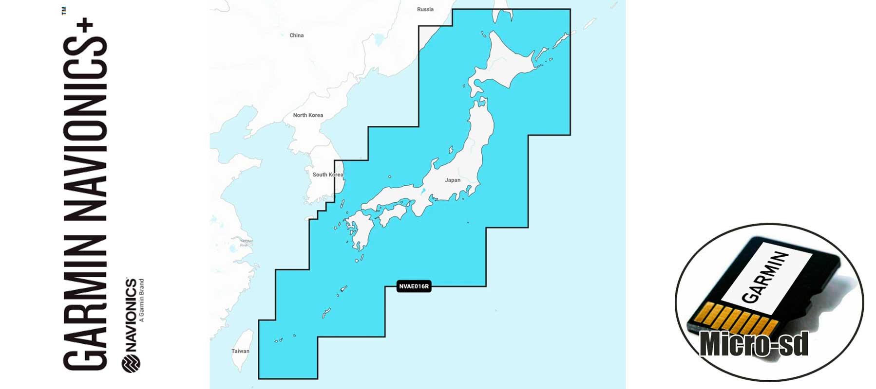 Garmin Navionics+ NSAE016R, Japan