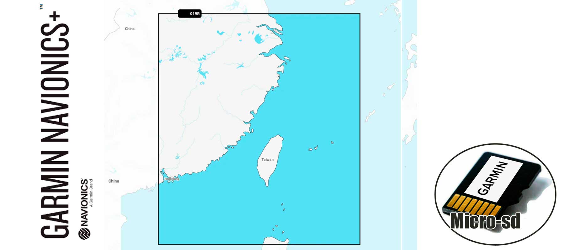Garmin Navionics+ NSAE019R, Taiwan