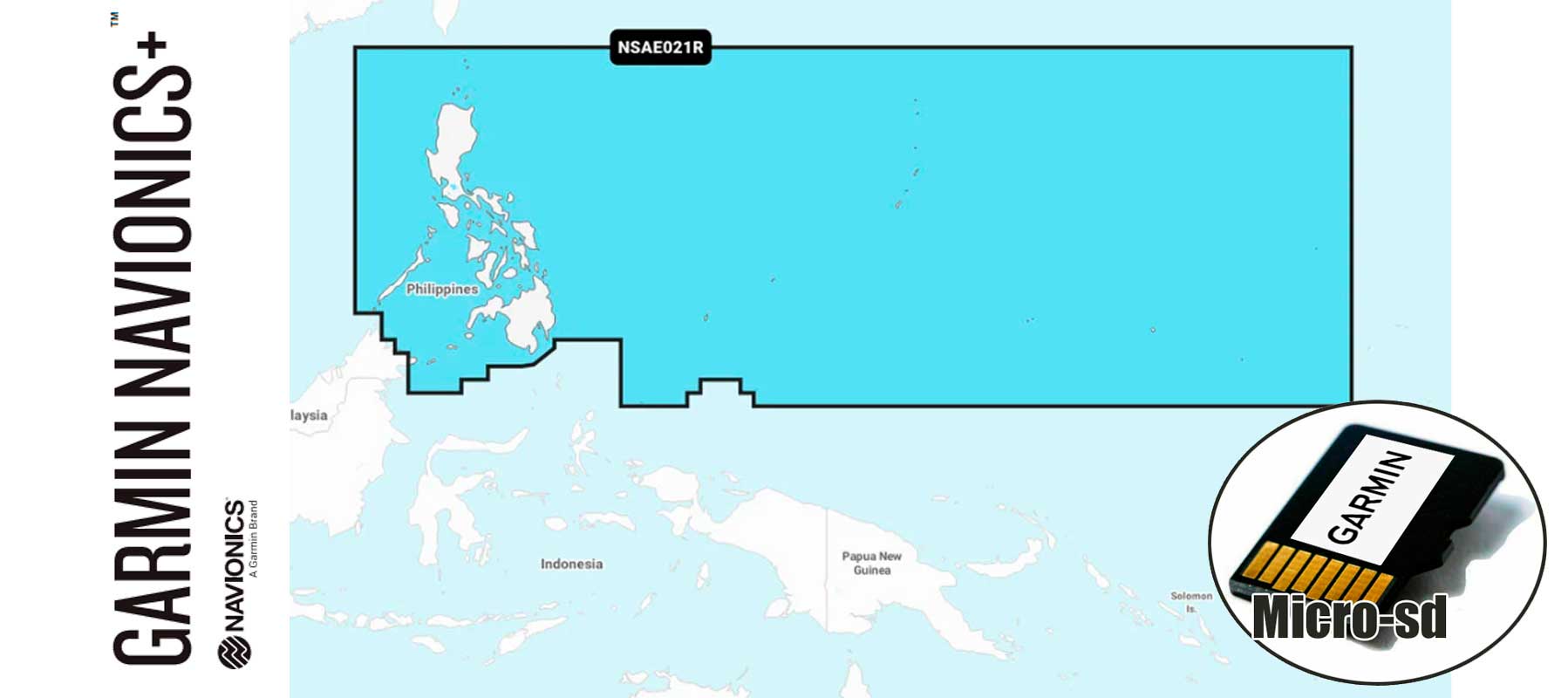 Garmin Navionics+ NSAE021R, Philippines