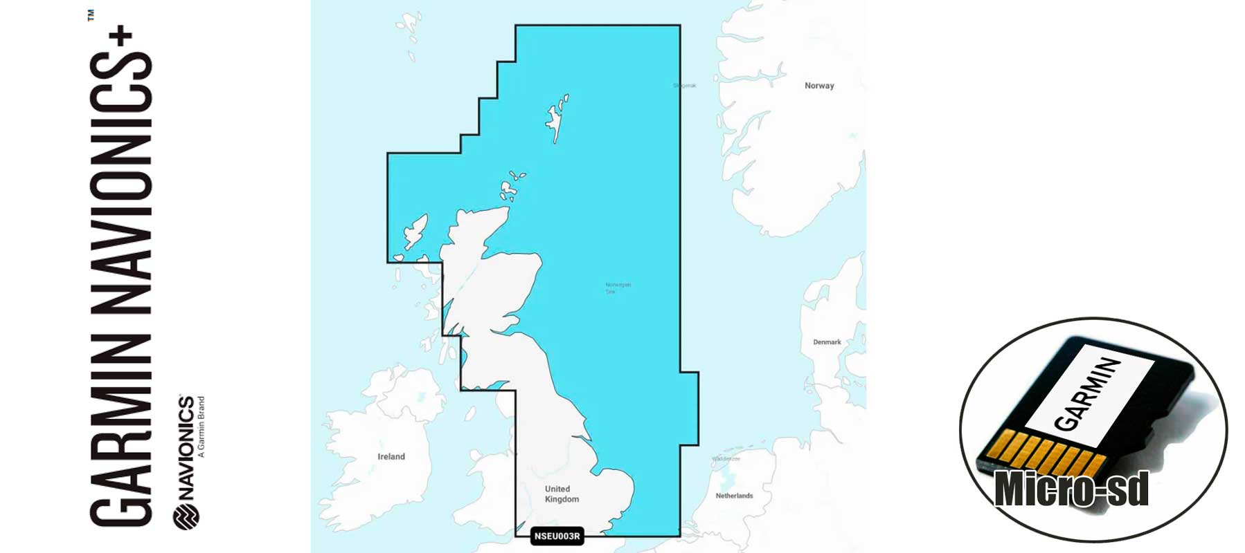 Garmin Navionics+ NSEU003R, Great Britain,NE Coast