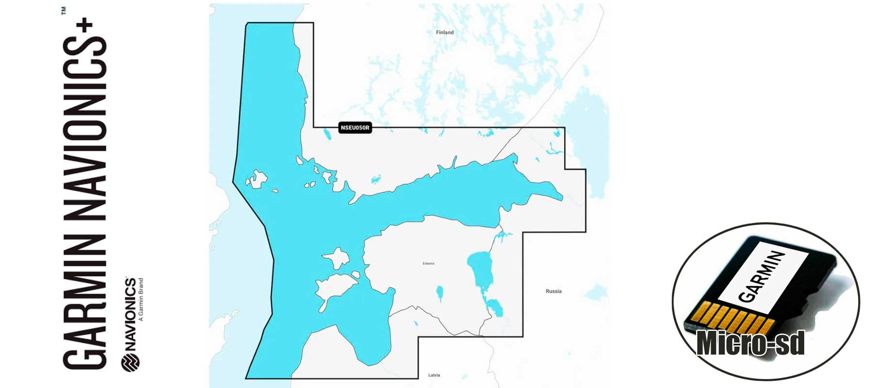 Garmin Navionics+ NSEU050R, Gulf of Finland & Riga