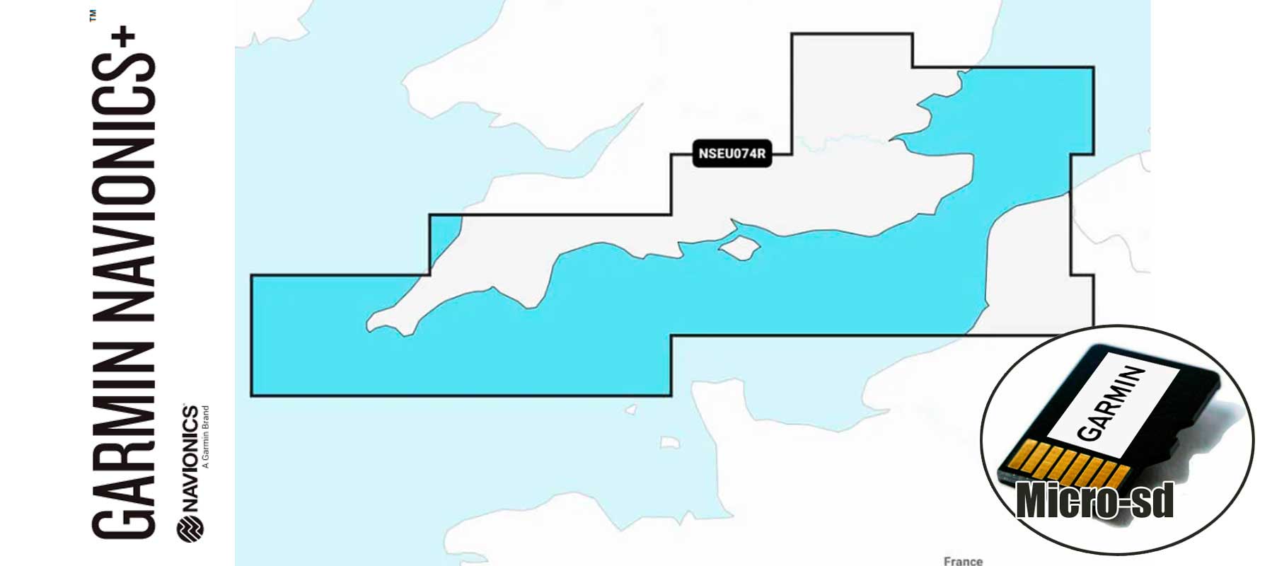 Garmin Navionics+ NSEU074R, England, South Coast