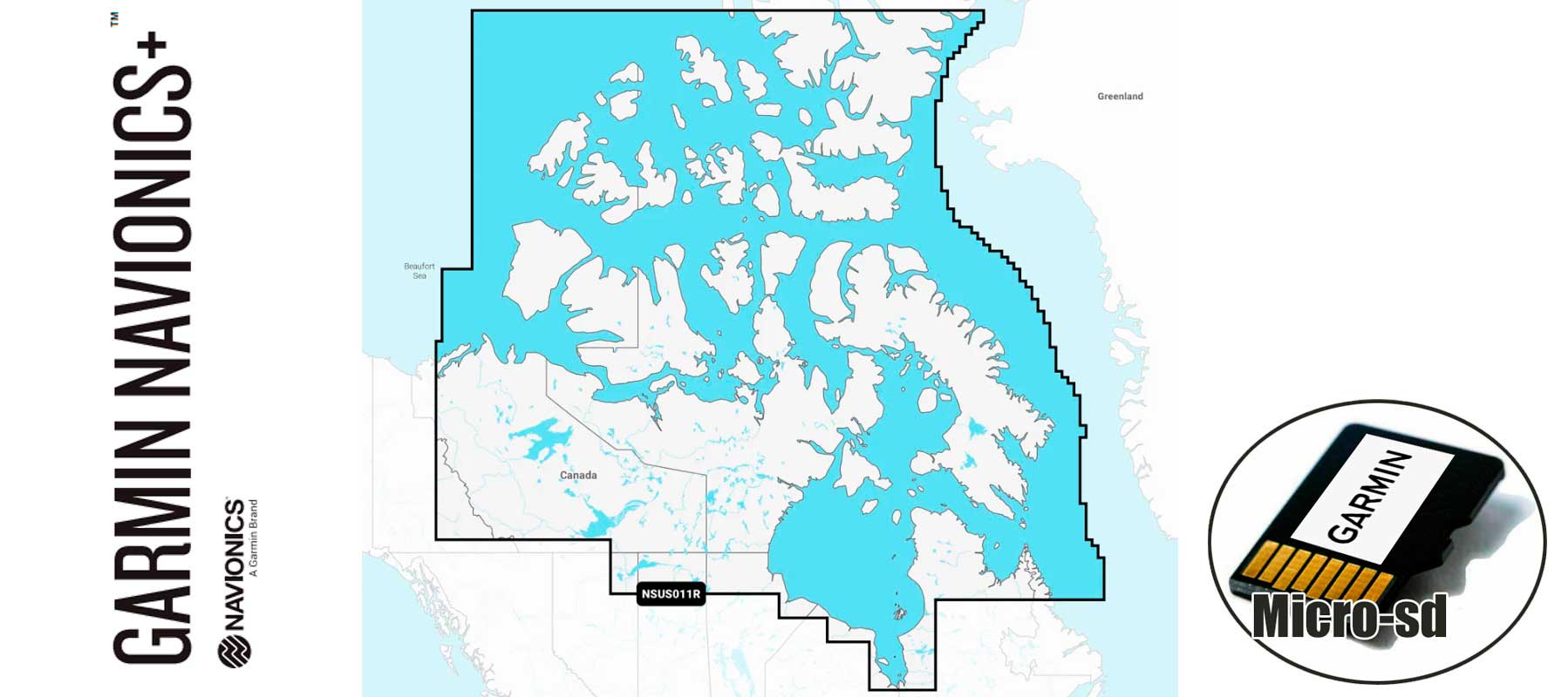 Garmin Navionics+ NSUS011R, Canada North