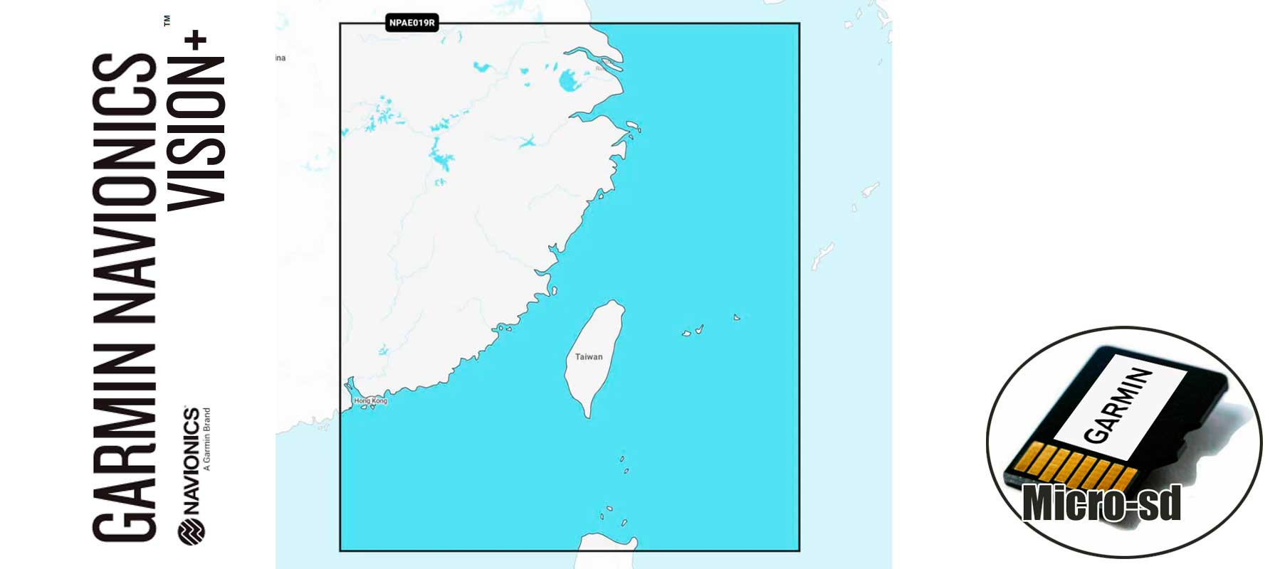 Garmin Navionics Vision+ NVAE019R, Taiwan