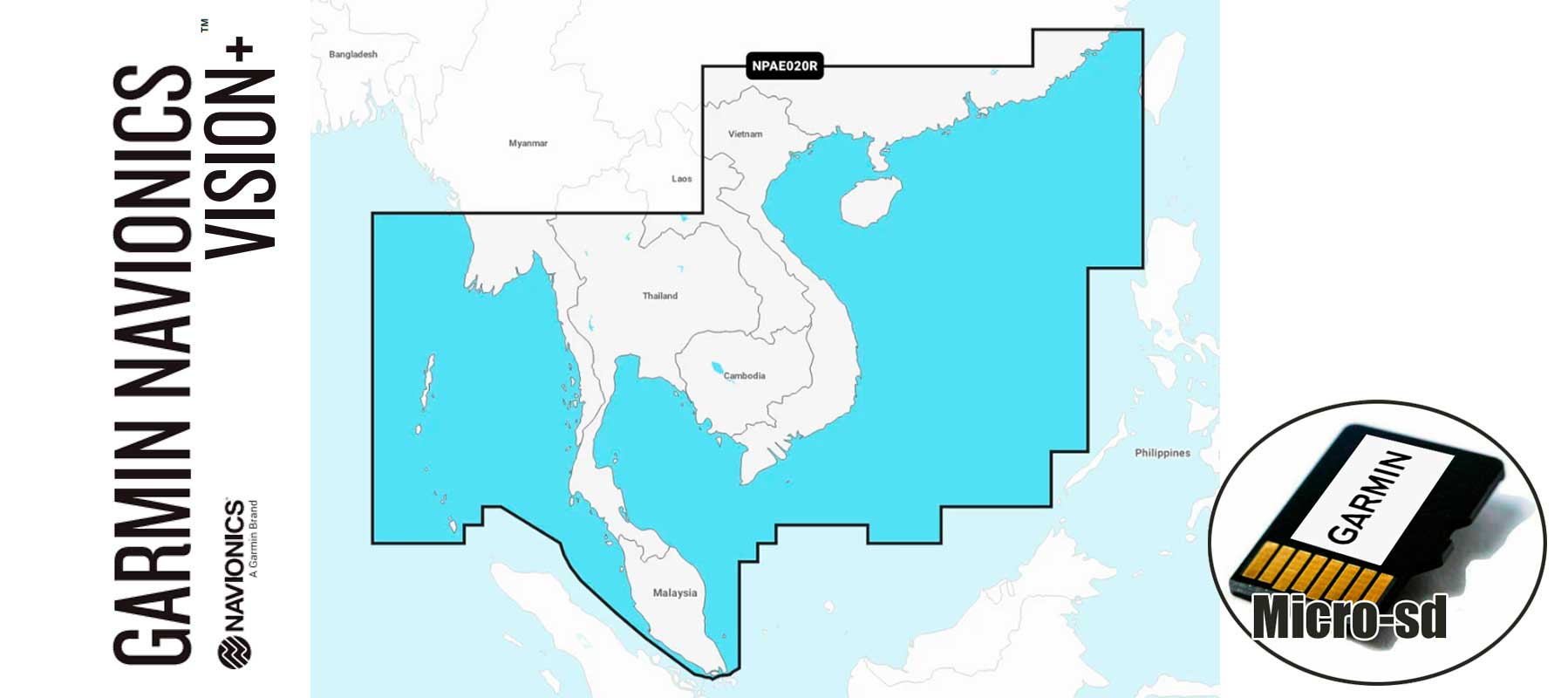 Garmin Navionics Vision+ NVAE020R, South China