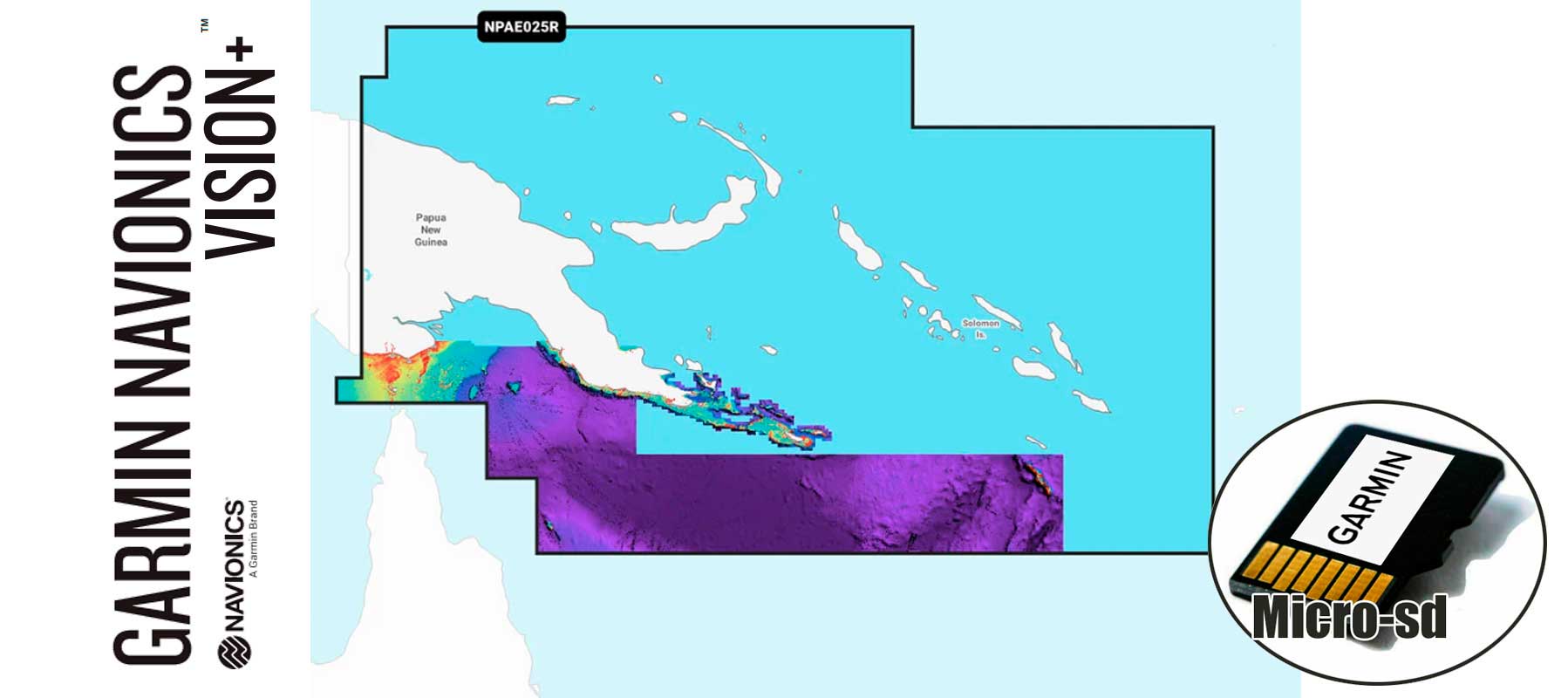 Garmin Navionics Vision+ NVAE025R, Papua New Guine