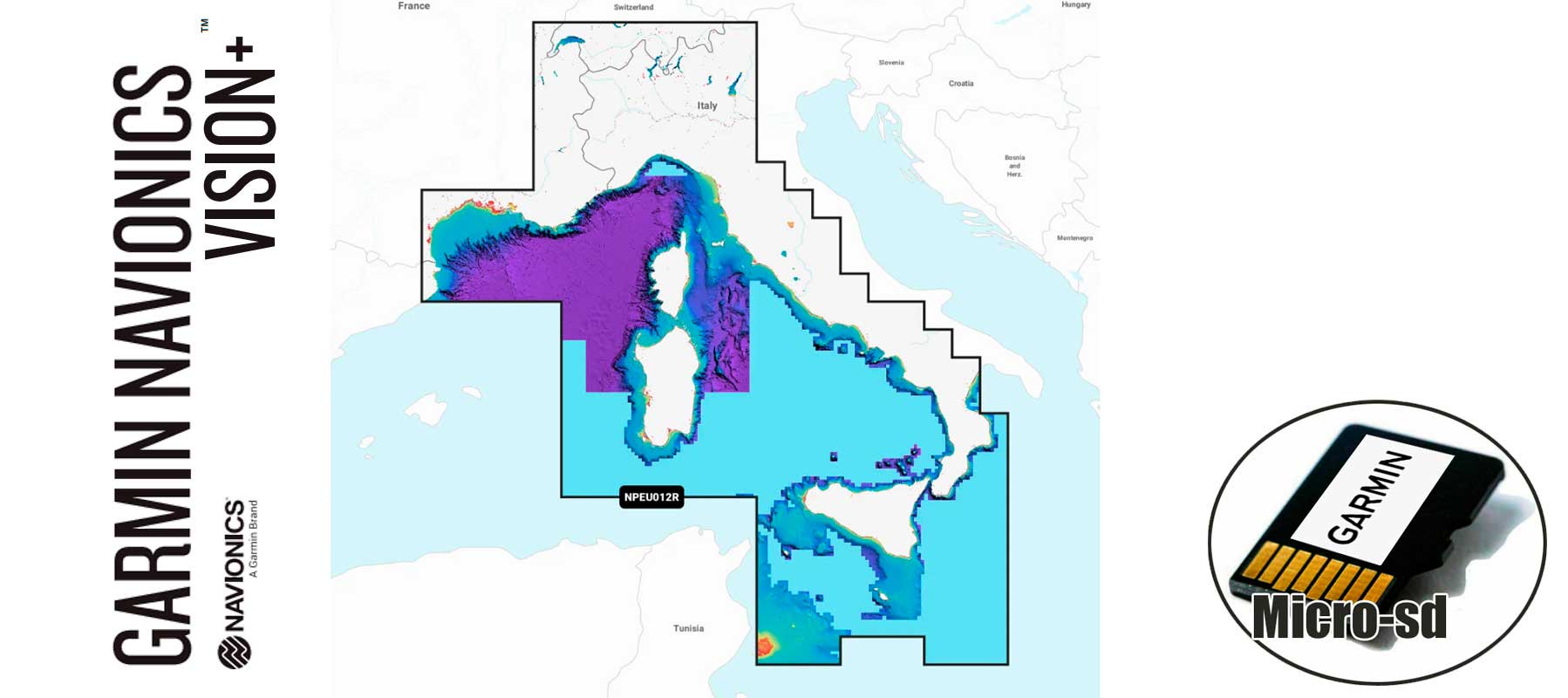Garmin Navionics Vision+ NVEU012R, Mediterranean