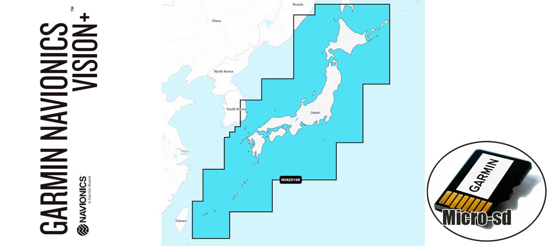 Garmin Navionics Vision+ NVAE016R, Japan