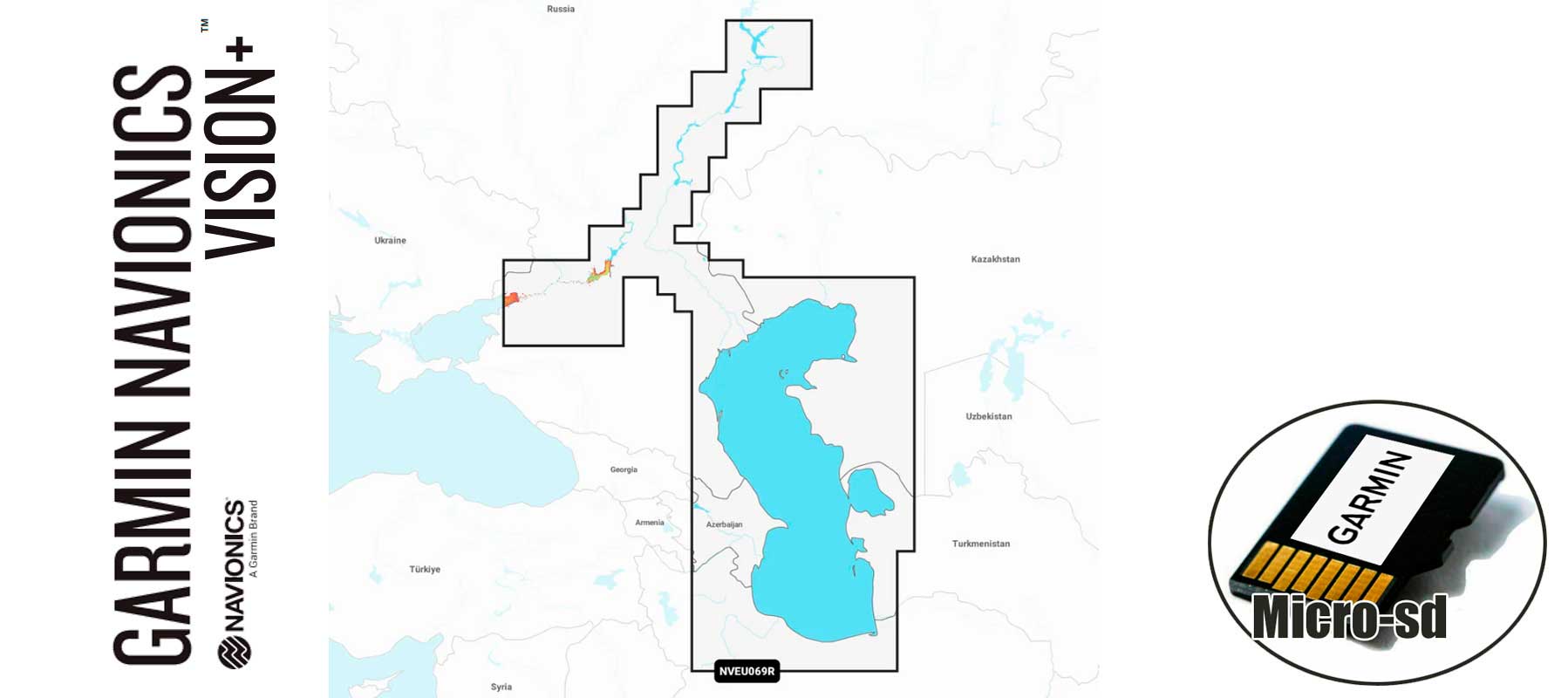 Garmin Navionics Vision+ NVEU069R, Caspian Sea Vo.