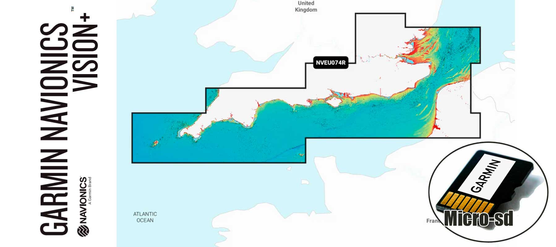 Garmin Navionics Vision+ NVEU074R, England, South