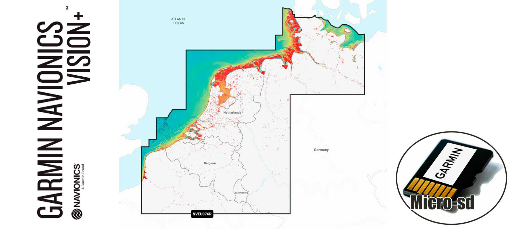 Garmin Navionics Vision+ NVEU076R, Benelux & Germa