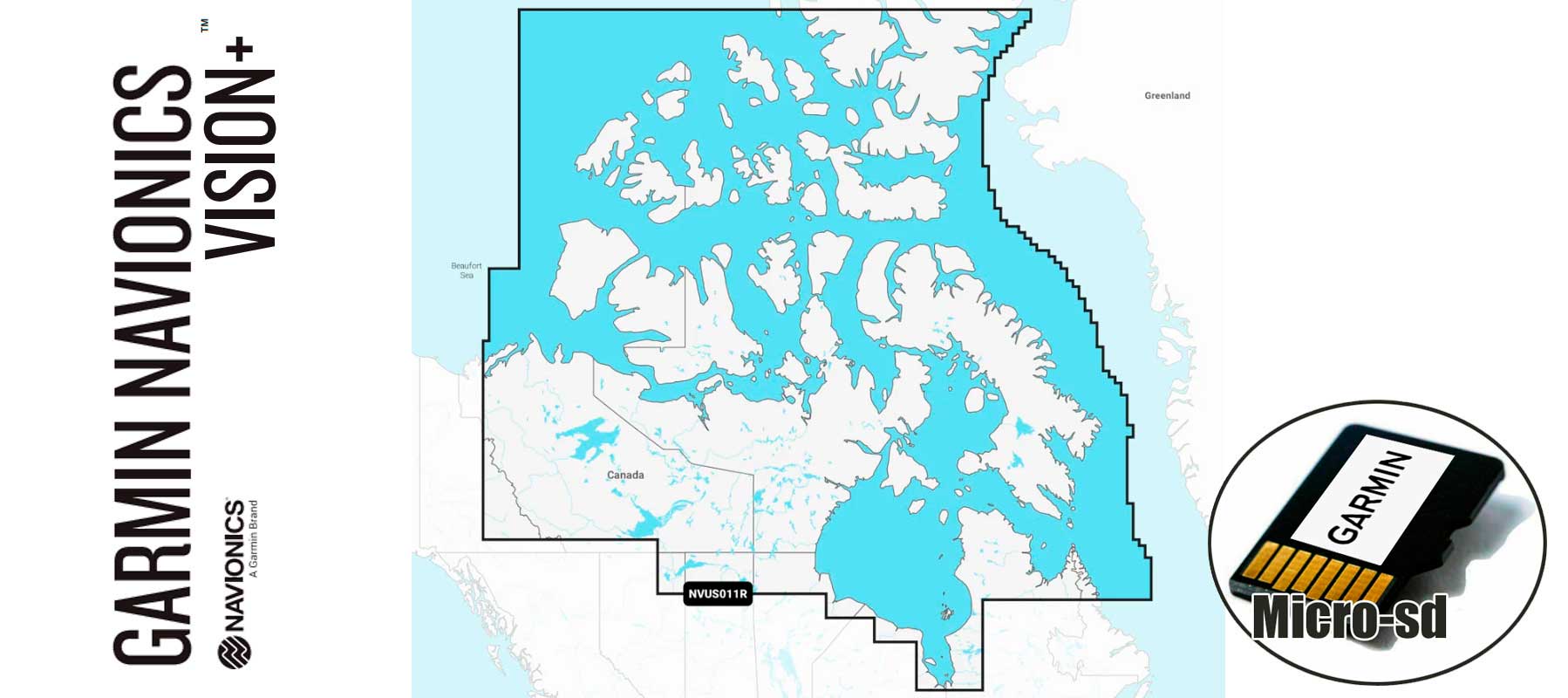 Garmin Navionics Vision+ NVUS011R, Canada North