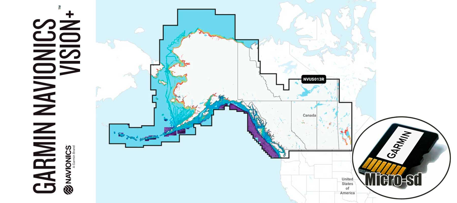 Garmin Navionics Vision+ NVUS013R, Canada, West A.