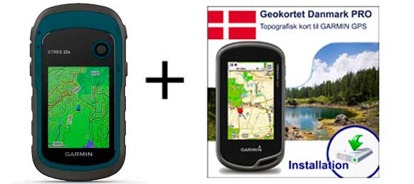 Garmin eTrex 22x inkl. topografisk kortpakke