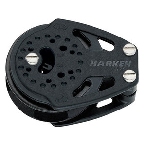 HK2137 Harken Ratchet blok 57 mm enkelt, skildpadd