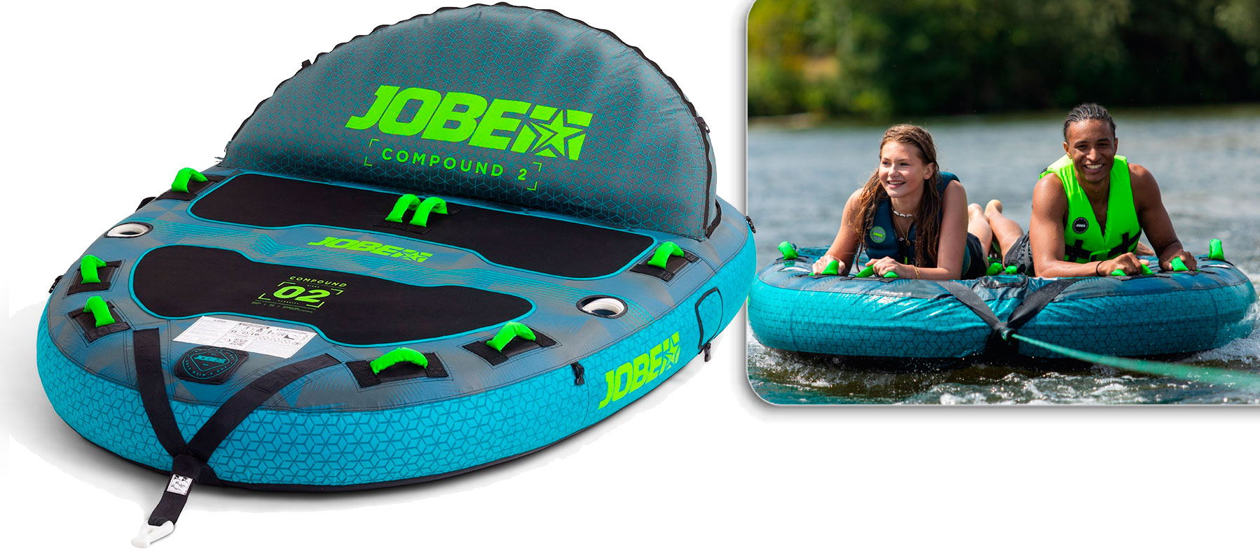 Jobe Compound Towable tube 2 personer