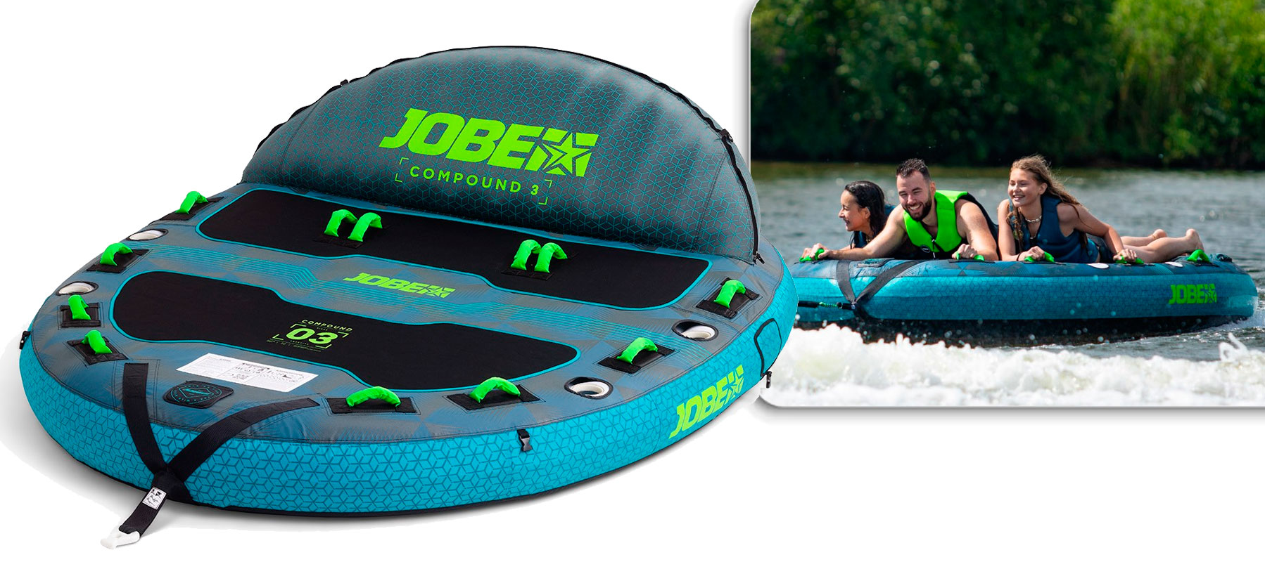 Jobe Compound Towable tube 3 personer