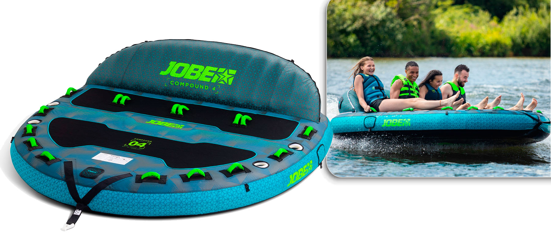 Jobe Compound Towable tube 4 personer