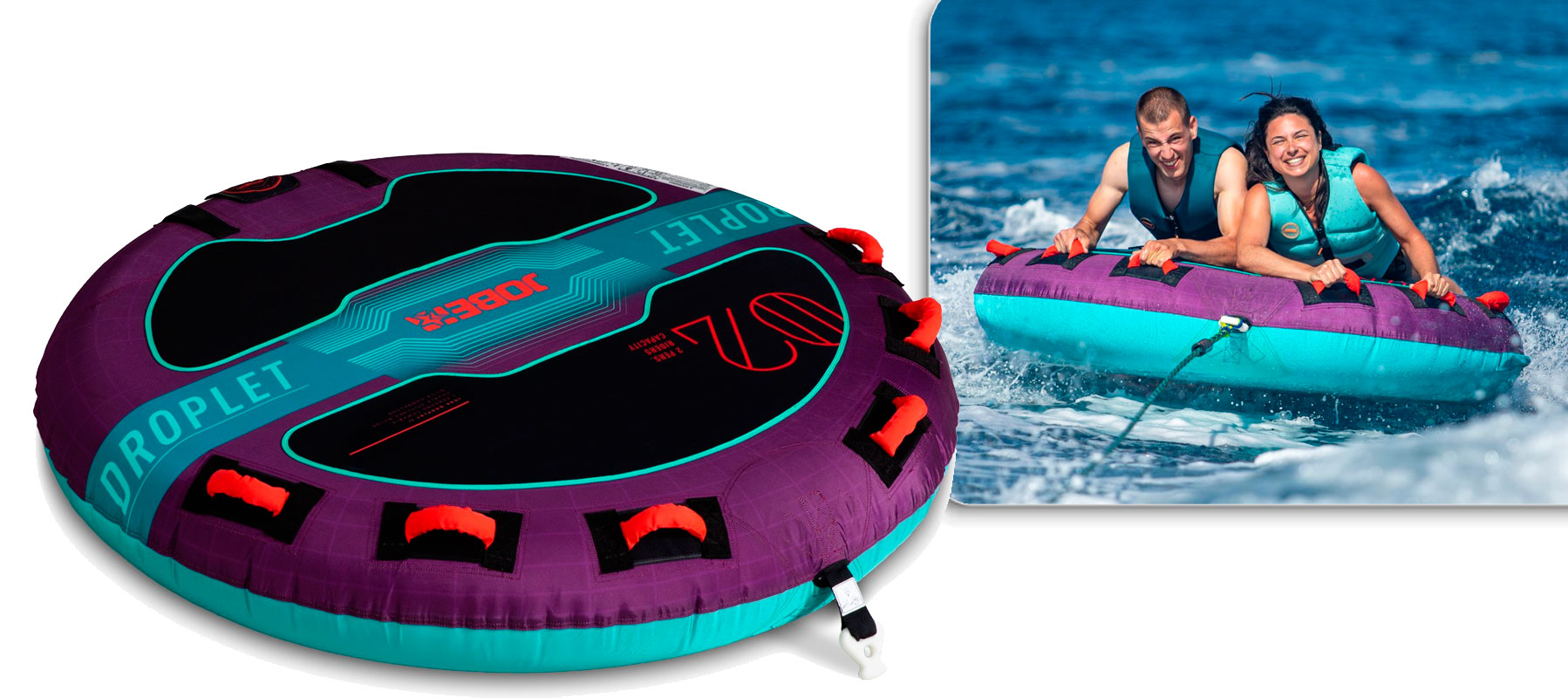 Jobe Droplet Funtube 2 personer v2025