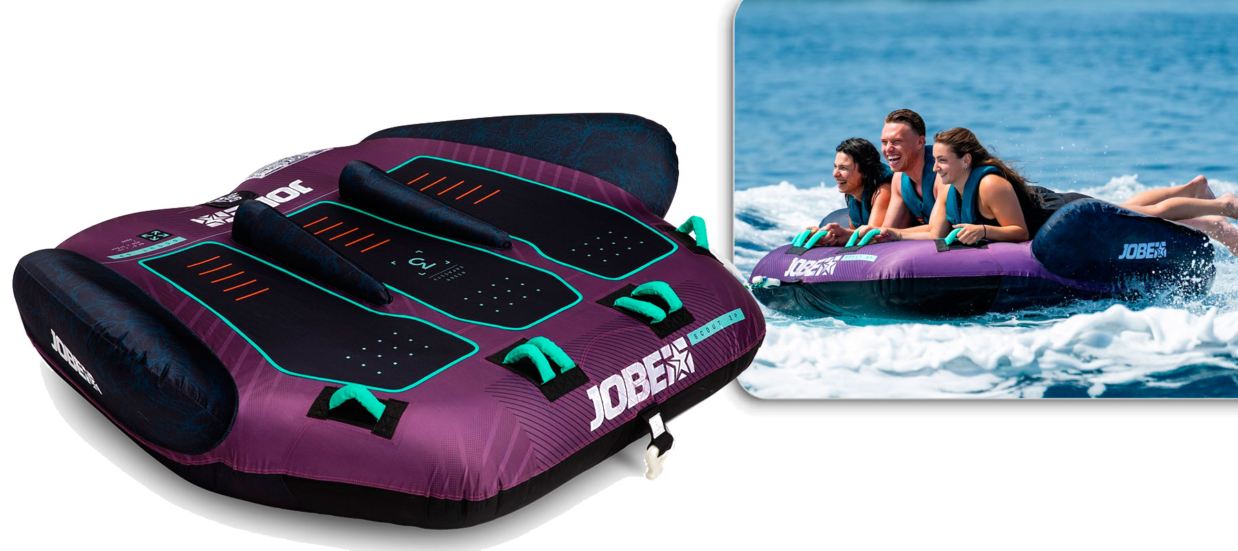 Jobe Scout Funtube 3 personer